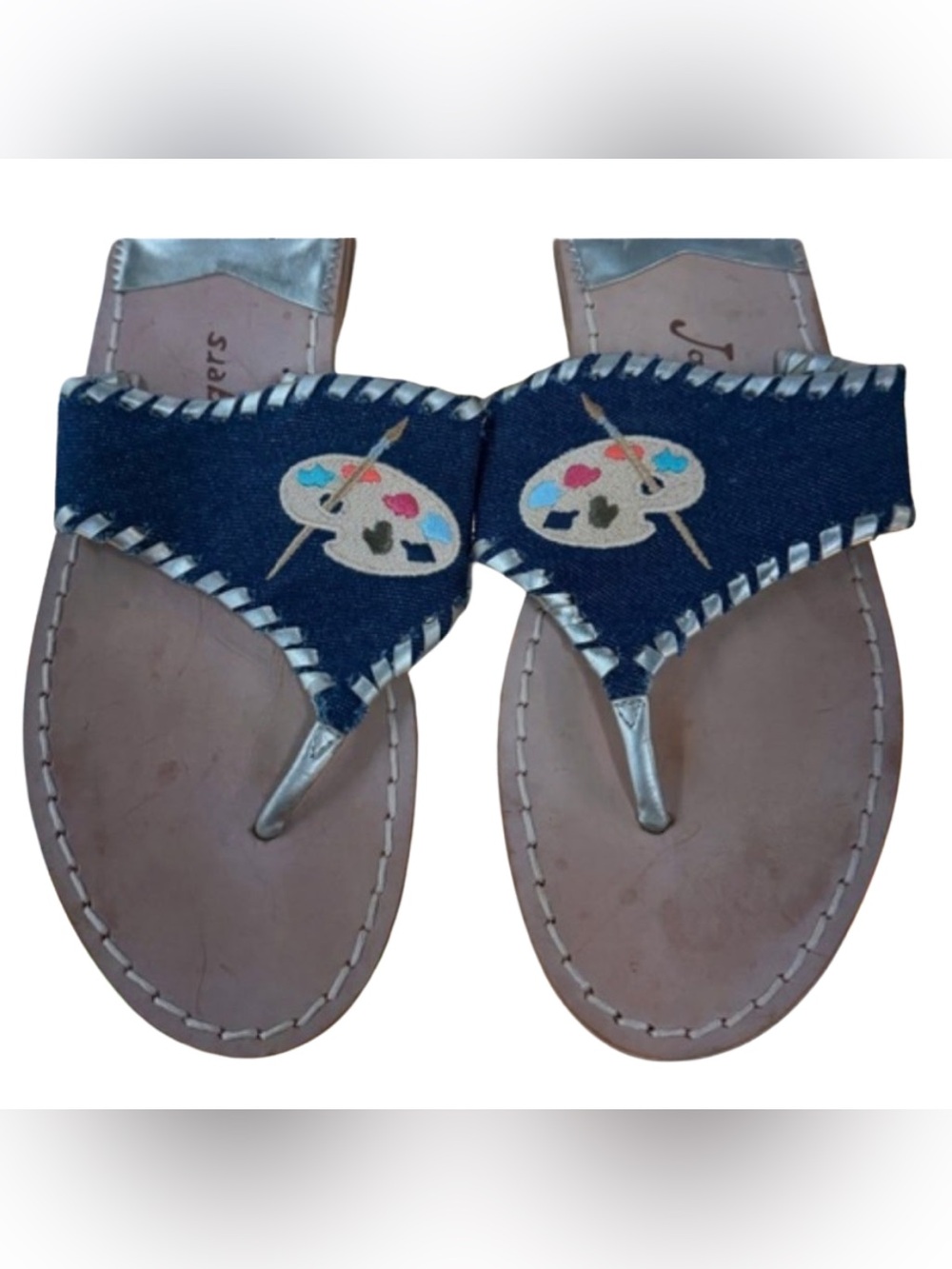 Jack Rogers Painting Sandals
Embroidery Whipstitch
Women's US 7